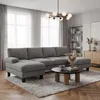 BEALIFE U-förmiges Sofa  271x122x86 cm | 4-Sitzer mit Produktbild-Vorschau 2
