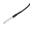 A close-up, isolated shot of a temperature sensor probe with a black cable. Produktbild-Vorschau