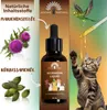 A product advertisement for Adema Natural Wurmidin Liquid, featuring images of natural ingredients, the product bottle, and various animals. Produktbild-Vorschau