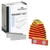 DURABLE Magnet Set und Metallplättchen 10 Stück rot/gelb Produktbild-Vorschau 4