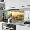Küchenrückwand Spritzschutz Glas mit Motiv Weinland Idylle Produktbild-Vorschau 2
