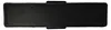 A black rectangular object with a textured surface, likely a filter, is shown horizontally. It has two black tabs or clips attached to its top and bottom edges, suggesting it is part of a larger system. Produktbild-Vorschau