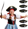 Cappello da pirata Relaxdays, set da 6, per bambini, Anteprima dell’immagine prodotto 1
