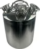 BieTal® Reinigungsbehälter Reinigungsfass 10L 3 Anschlüße Produktbild-Vorschau 1