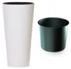 Vaso Prosperplast TUBUS SLIM bianco lucido 30 cm Anteprima dell’immagine prodotto 4