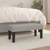 vidaXL Sitzbank Hellgrau 70x30x30 cm Stoff -  Sitzbänke Produktbild-Vorschau 2