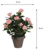 Umelý kvet ruža Ø 25 H 33 cm ružová Náhľad obrázku produktu 9