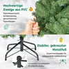 Sztuczne drzewko świąteczne COSTWAY o wysokości 120 cm, z Podgląd zdjęcia produktu 7