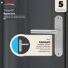DOMINO Türgriff Blind Drückergarnitur | Langschildgarnitur Produktbild-Vorschau 5