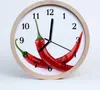 Holzuhr 20fi cm wanduhr - Chilli Küche Produktbild-Vorschau 1