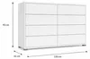 ELVORA DESIGNE Kommode ORSINA 120x93x41 cm, 8 Schubladen, Produktbild-Vorschau 5