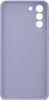The back of a purple silicone phone case for a Samsung Galaxy S21 Plus. Podgląd zdjęcia produktu