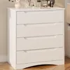 A white dresser with four drawers is shown in a room. Anteprima dell’immagine prodotto