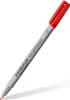 A single red and gray marker pen on a white background. Voir les images du produit