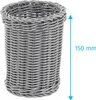 TECHNICA Koszyk na sztućce z polirattan – Ø120x150 mm – Podgląd zdjęcia produktu 2