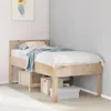 vidaXL Posteľ z masívu bez matraca 80x200 cm borovicové Náhľad obrázku produktu 2