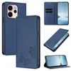 Kožené pouzdro pro Oppo Reno15 Pro, motýlí ražbou, Náhled obrázku produktu 2