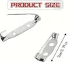 200 Stück Anstecknadeln Safety Pin, Weißgold 2cm Produktbild-Vorschau 2