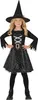 Costume da Strega Cappello Abito Cintura Halloween Festivo Anteprima dell’immagine prodotto 2