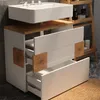Vicco Badmöbel-Set Eden, 4 Teile, Weiß/Artisan-Eiche Produktbild-Vorschau 3
