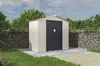 Abri de jardin métal "Nebraska" - 4.07 m² - Beige/Gris Voir les images du produit 2
