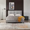 Boxspringbett Modell 213 mit Taschenfederkernmatratze-25cm Produktbild-Vorschau 3