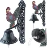 KADAX Campanello da porta in ghisa, Campanello da giardino Anteprima dell’immagine prodotto 1