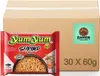 A box of Yum Yum instant noodles with a single packet in the foreground. Produktbild-Vorschau