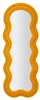 FURNLUX Nástenné zrkadlo "Teddy", žltá farba, 40 cm / Náhľad obrázku produktu 1