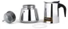 Orbegozo KFI 960, Moka pot, Schwarz, Edelstahl, Edelstahl, Produktbild-Vorschau 3