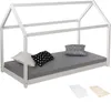 Lit D'Enfant 80x160 cm avec Matelas Lit Cabane Blanc Lit Voir les images du produit 2