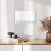 DEQORI Schlüsselbrett Glas 30x20 cm 'Unifarben - Weiß' Produktbild-Vorschau 4