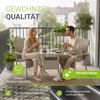 Juskys Polyrattan Gartentisch Yoro eckig - wetterfest 60x60 Produktbild-Vorschau 7