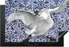 KitchenYeah© Herdabdeckplatte Schwan - Kunst - Delfter Blau Produktbild-Vorschau 1
