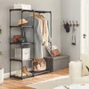 SONGMICS Šatní skříň s tyčí na šaty 112 x 43 x 165 cm Náhled obrázku produktu 2