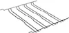 A metal oven rack on a white background. Voir les images du produit