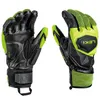 A pair of black and neon green ski gloves are shown against a white background. Produktbild-Vorschau