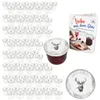 lot de 100 bocaux en verre renversé 230ml + couvercle Voir les images du produit 1
