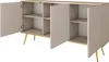 ORO K-160 Kommode 2 Türen, 2 Schubladen, Push-to-Open, Produktbild-Vorschau 2