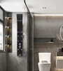 Sprchový panel v matné černé barvě, dešťová sprcha, Náhled obrázku produktu 10
