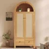 Armadio Flieks con intreccio in rattan, armadio guardaroba Anteprima dell’immagine prodotto 1