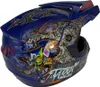 Crosshelm Helm Kinderhelm Motorradhelm Motocross Mejia blau Produktbild-Vorschau 6