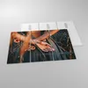 Bilder auf glas - 3 Teile - Frau Hände Wiese - 105x70cm - Produktbild-Vorschau 2