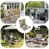 Ensemble de 2 chaises de jardin, dossier haut, avec Voir les images du produit 11