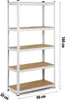 Metall-Lagerregal 180 x 90 x 30 Humberg 4844 Produktbild-Vorschau 7