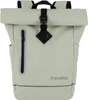 A light green roll-top backpack is shown against a white background. Náhľad obrázku produktu