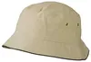 Trendiger Hut aus weicher Baumwolle khaki/black, Gr. S/M Produktbild-Vorschau 3