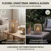 Windlicht Viki beiges Eisen  Durchmesser ca. 10 cm Produktbild-Vorschau 8