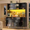 Armoire haute Flieks avec LED, buffet de cuisine Armoire de Voir les images du produit 2