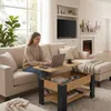 Couchtisch Wohnzimmertisch mit Liftplatte 90x50 cm Eiche Produktbild-Vorschau 7